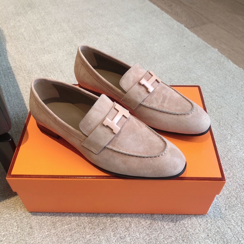 H**mes leather shoes